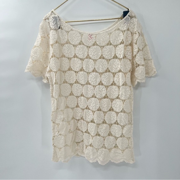 FARM Rio Cream Lace Top small - Picture 3 of 11